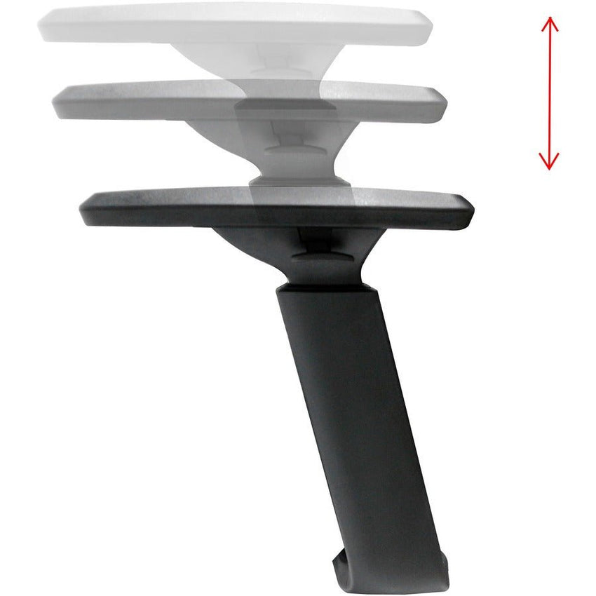 Lorell Millenia Series Pneumatic Adjustable Task Chair with Antibacterial Vinyl 17.3" - 22.4"H (LLR - LLR80014) - SchoolOutlet