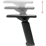 Lorell Millenia Series Pneumatic Adjustable Task Chair with Antibacterial Vinyl 17.3
