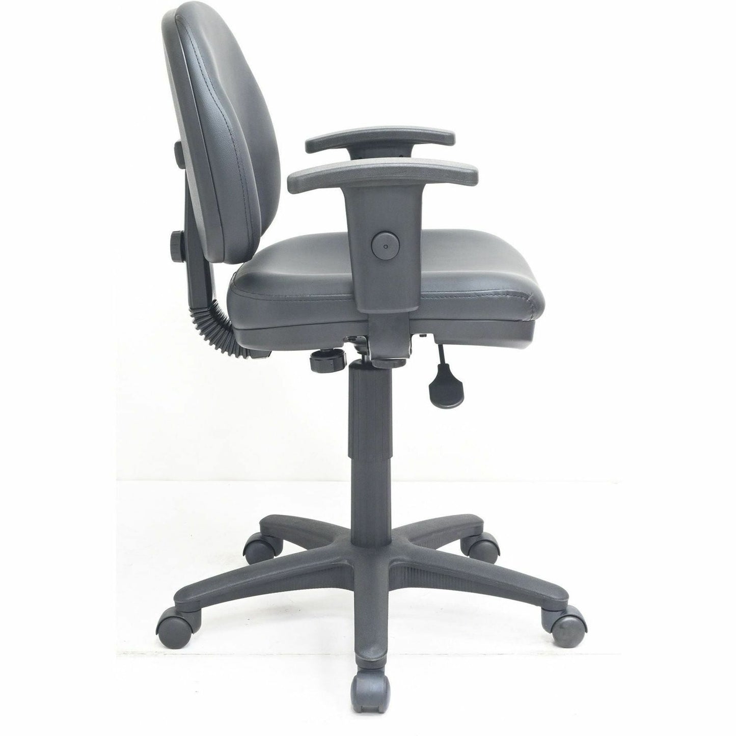 Lorell Millenia Series Pneumatic Adjustable Task Chair with Antibacterial Vinyl 17.3" - 22.4"H (LLR - LLR80014) - SchoolOutlet