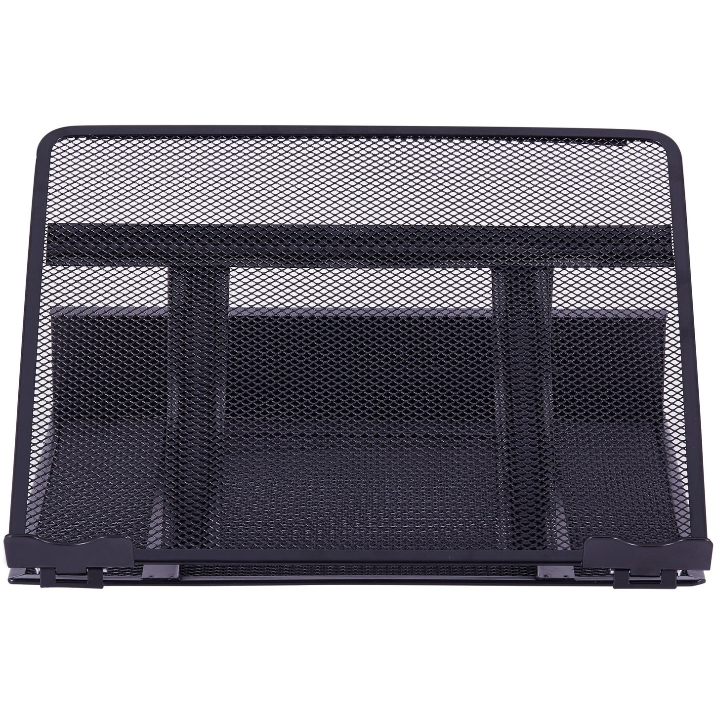 Lorell Mesh Laptop Stand 3.5"H x 13"W x 11.5"D Black (LLR - LLR80620) - SchoolOutlet