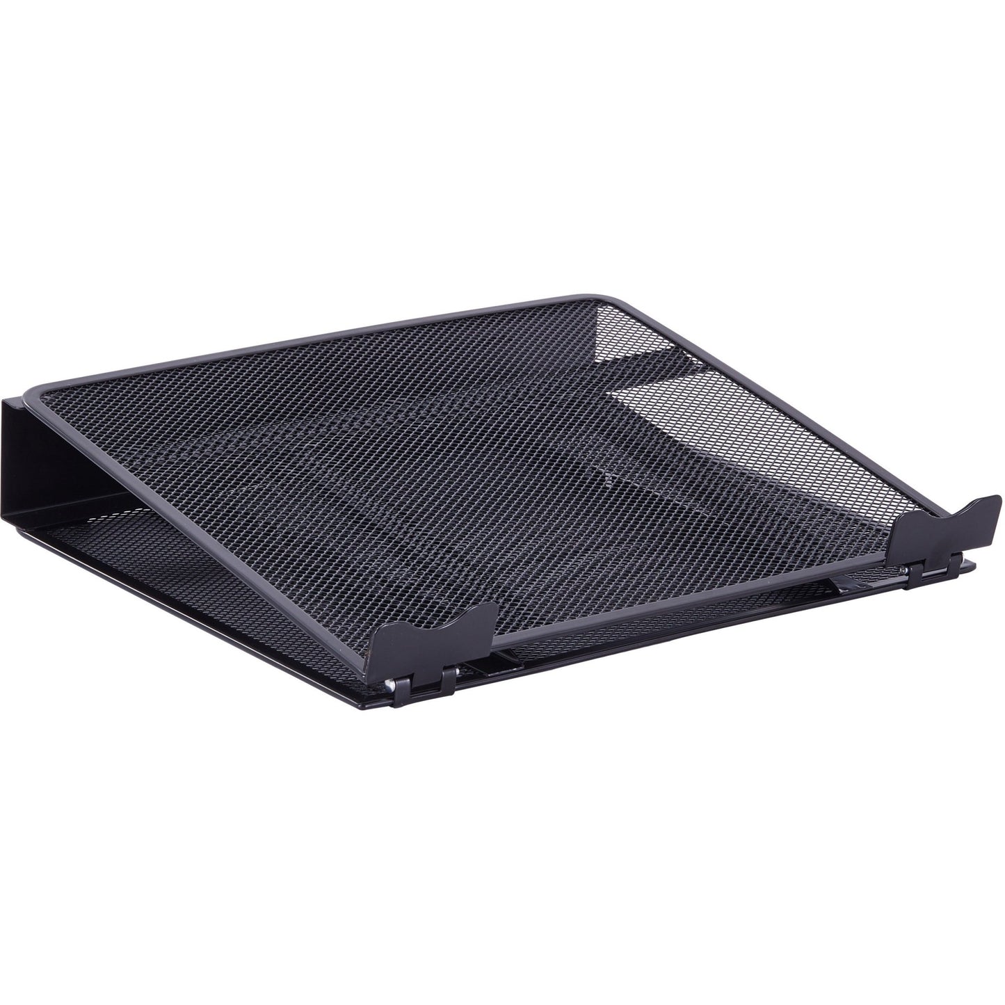 Lorell Mesh Laptop Stand 3.5"H x 13"W x 11.5"D Black (LLR - LLR80620) - SchoolOutlet
