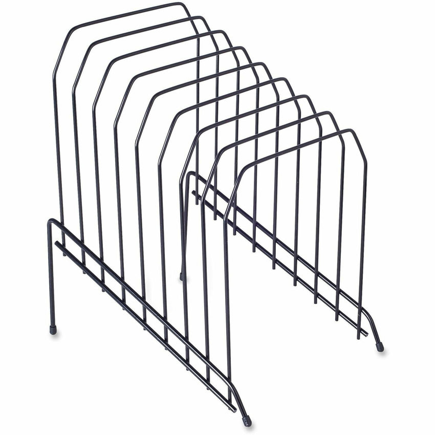 Lorell Wire File Sorter Holder 8 - Section Desktop File Organizer Black (LLR - LLR80632) - SchoolOutlet