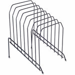 Lorell Wire File Sorter Holder 8 - Section Desktop File Organizer Black (LLR - LLR80632) - SchoolOutlet