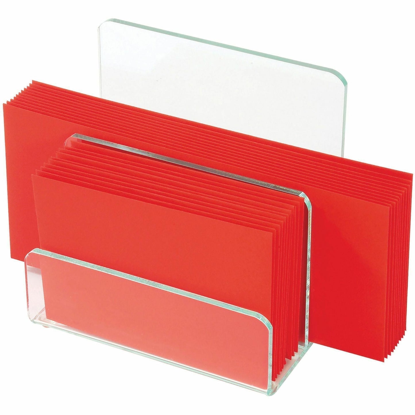 Lorell Acrylic Mini File Sorter Clear Desktop Document Organizer (LLR - LLR80659) - SchoolOutlet