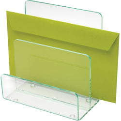 Lorell Acrylic Mini File Sorter Clear Desktop Document Organizer (LLR-LLR80659)
