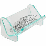 Lorell Elegant Acrylic Desktop Paper Clip Holder 3