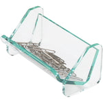 Lorell Elegant Acrylic Desktop Paper Clip Holder 3
