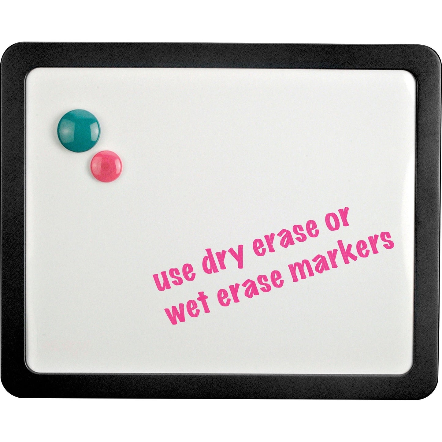 Lorell Magnetic Dry - Erase Board for Cubicles and Fabric Panels Black Frame 16"W x 13"H (LLR - LLR80664) - SchoolOutlet