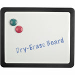 Lorell Magnetic Dry - Erase Board for Cubicles and Fabric Panels Black Frame 16