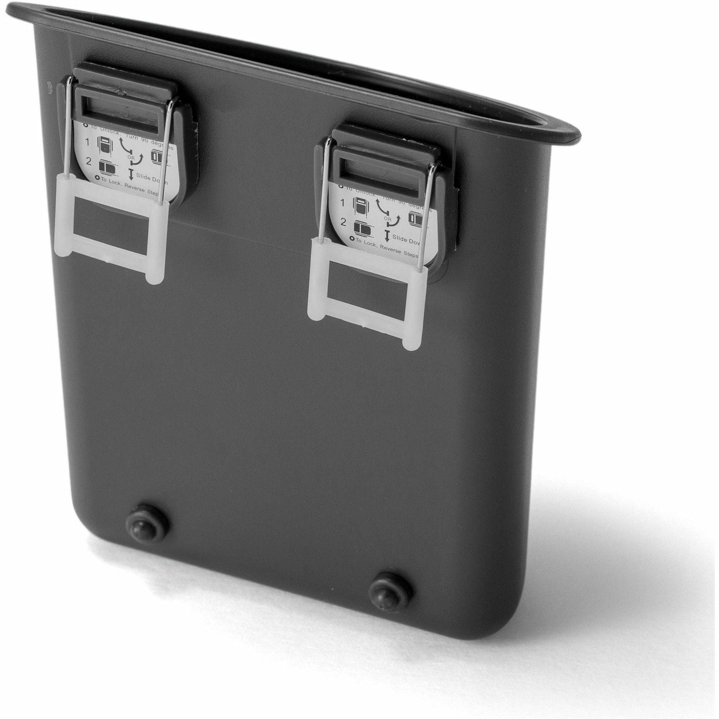 Lorell Space - Saving Recycled Mountable Cubicle Pencil Cup Organizer 3" W x 3" D x 4" H (LLR - LLR80668) - SchoolOutlet