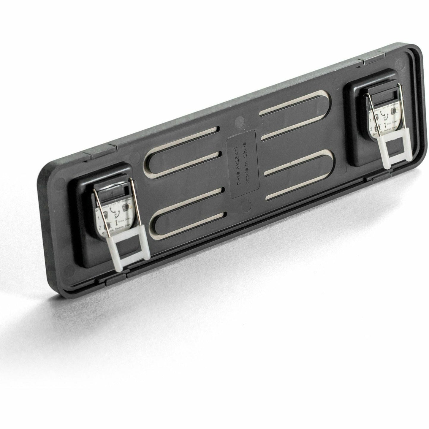 Lorell Recycled Cubicle Nameplate 0.9"W x 2.7"H x 9.2"L Black (LLR - LLR80669) - SchoolOutlet