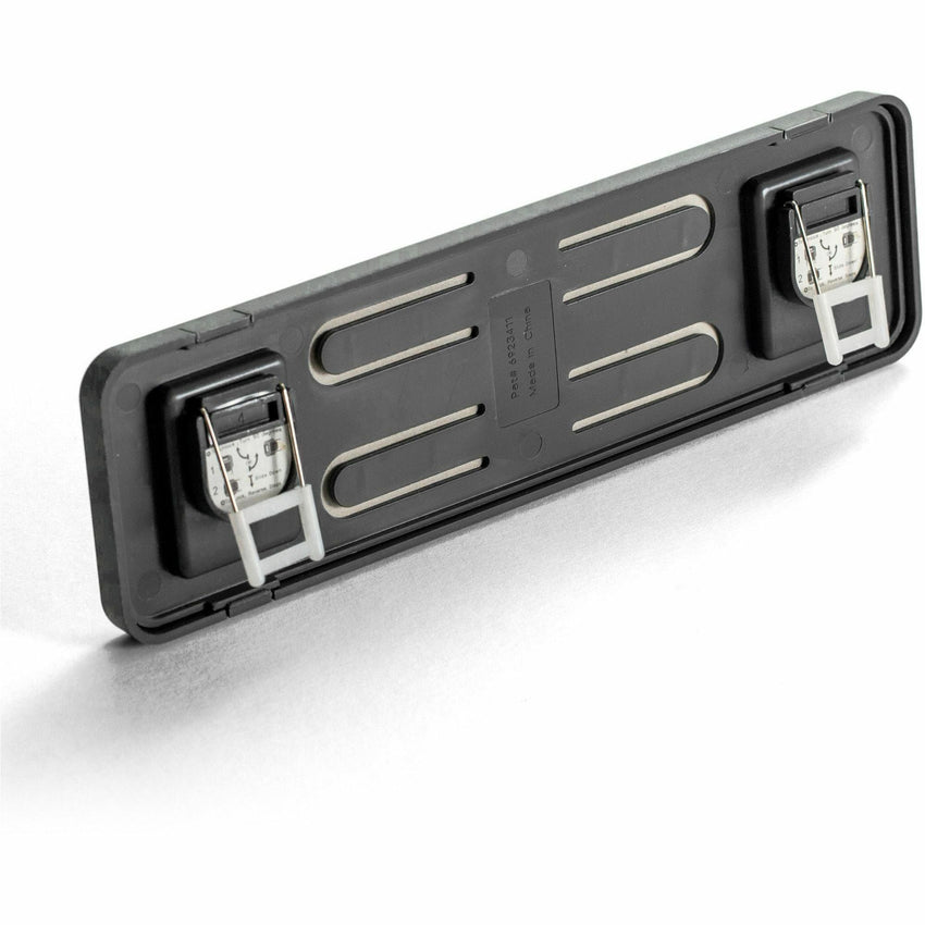 Lorell Recycled Cubicle Nameplate 0.9"W x 2.7"H x 9.2"L Black (LLR - LLR80669) - SchoolOutlet
