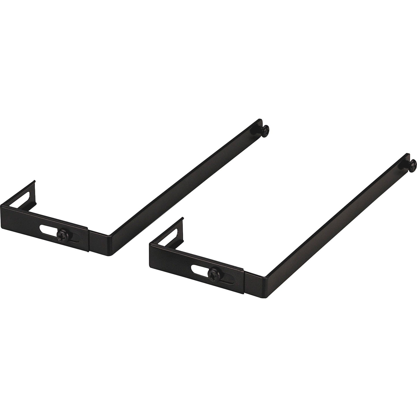Lorell Partition Hangers Metal Cubicle Panel Mount Black 7" Size 1 Pair (LLR - LLR80674) - SchoolOutlet
