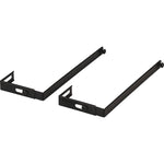 Lorell Partition Hangers Metal Cubicle Panel Mount Black 7