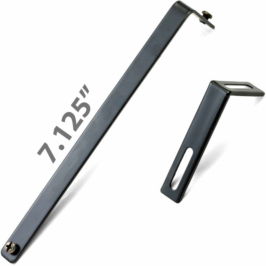 Lorell Partition Hangers Metal Cubicle Panel Mount Black 7" Size 1 Pair (LLR - LLR80674) - SchoolOutlet