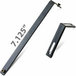 Lorell Partition Hangers Metal Cubicle Panel Mount Black 7