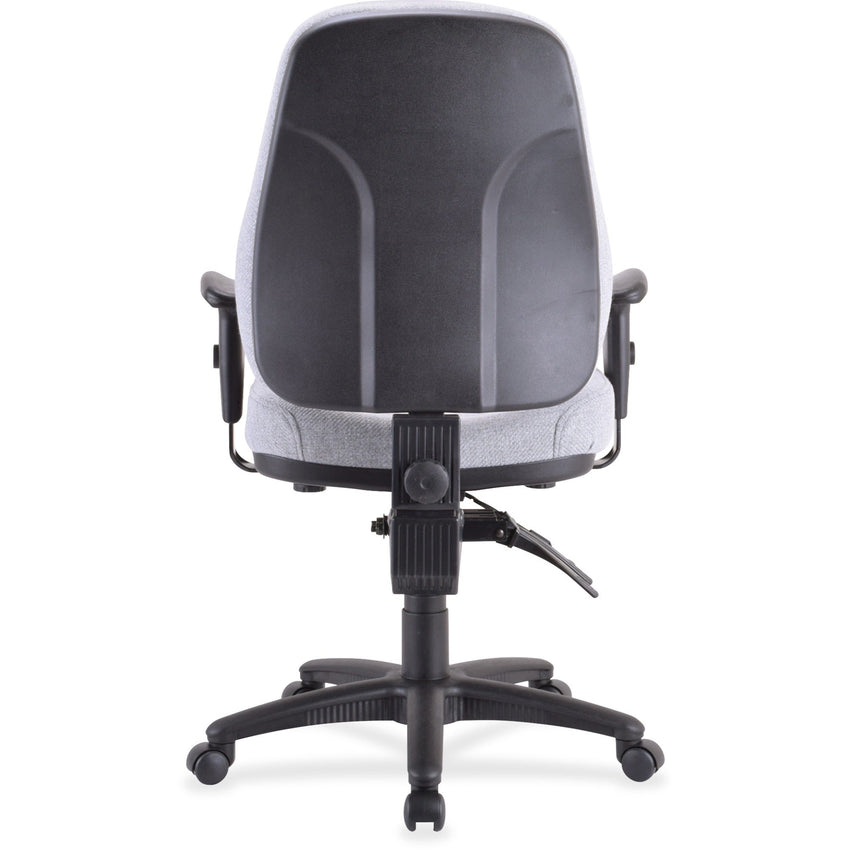 Lorell Bailey High - Back Multi - Task Chair Gray Fabric Ergonomic Office Chair 18.90 - 22.40 "H (LLR - LLR8110X) - SchoolOutlet