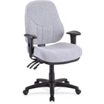 Lorell Bailey High - Back Multi - Task Chair Gray Fabric Ergonomic Office Chair 18.90 - 22.40 