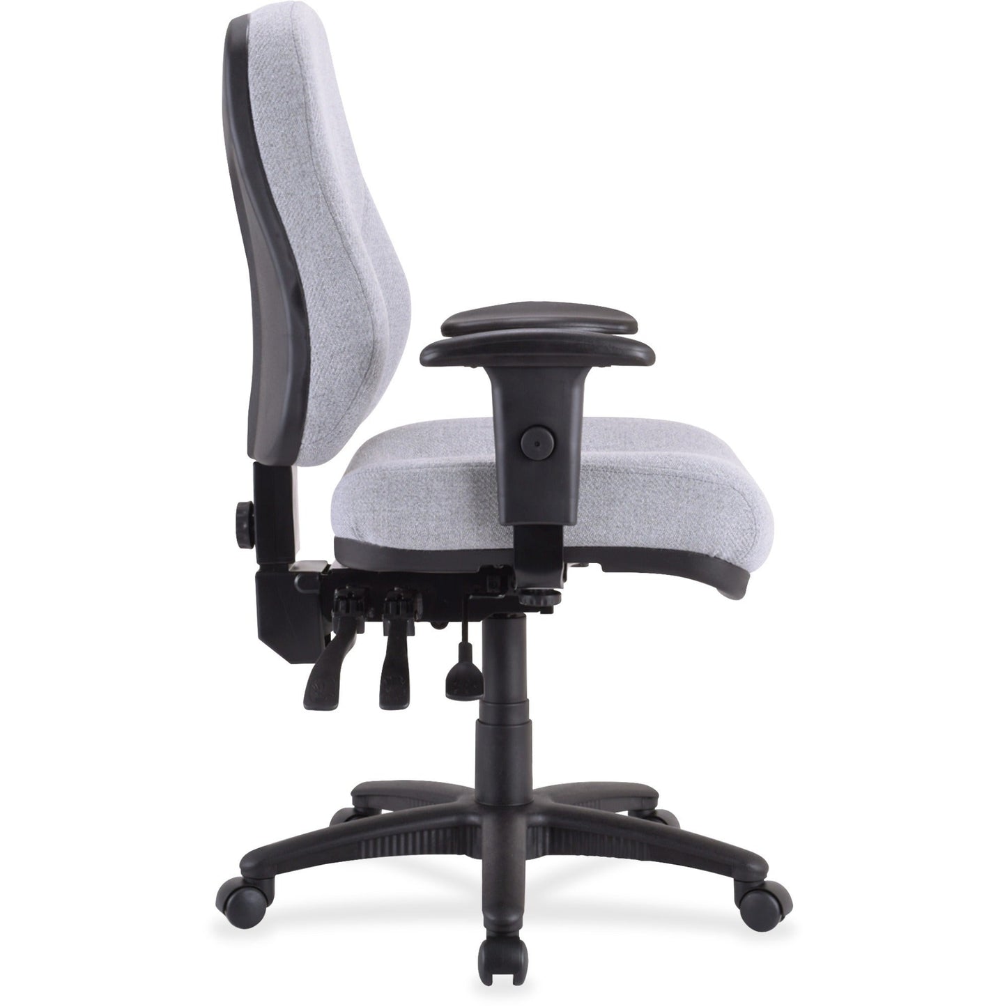 Lorell Bailey High - Back Multi - Task Chair Gray Fabric Ergonomic Office Chair 18.90 - 22.40 "H (LLR - LLR8110X) - SchoolOutlet