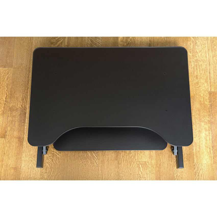 Lorell Adjustable Desk/Monitor Riser 16"H x 32"W x 21.5"D Black (LLR - LLR81974) - SchoolOutlet