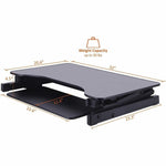 Lorell Adjustable Desk/Monitor Riser 16