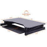 Lorell Adjustable Desk/Monitor Riser 16