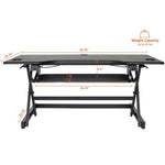 Lorell XL Adjustable Desk/Monitor Riser 20