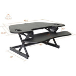 Lorell Corner Desk Riser 18
