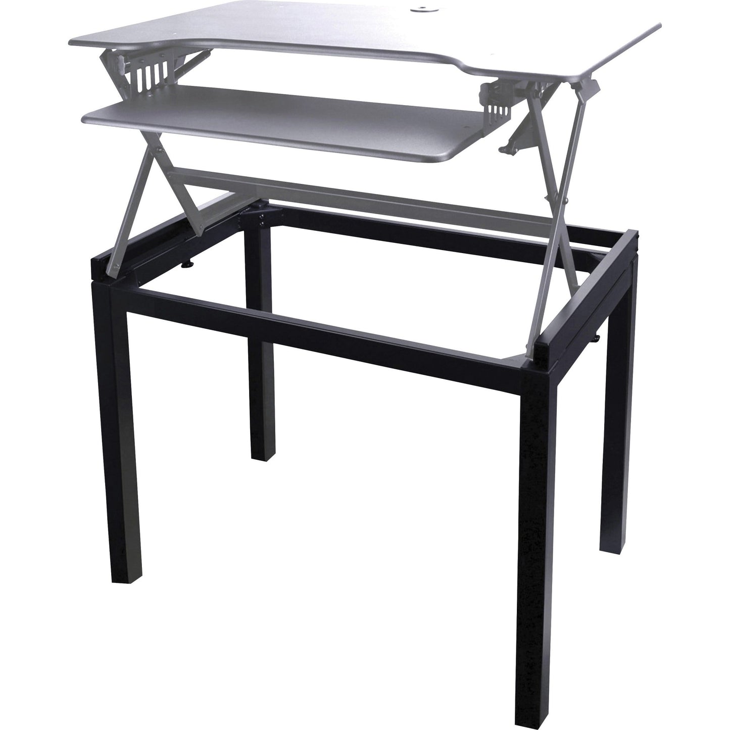 Lorell Active Office Adjustable Desk Riser Floor Stand 29"H x 36"W x 22.75"D (LLR - LLR82015) - SchoolOutlet