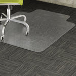 Lorell Standard Lip Low - Pile Carpet Chairmat with Easy - Glide Surface 48