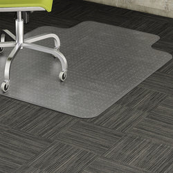 Lorell Wide Lip Low-Pile Carpet Chairmat with Easy-Glide Surface 53" x 45" (LLR-LLR82820)
