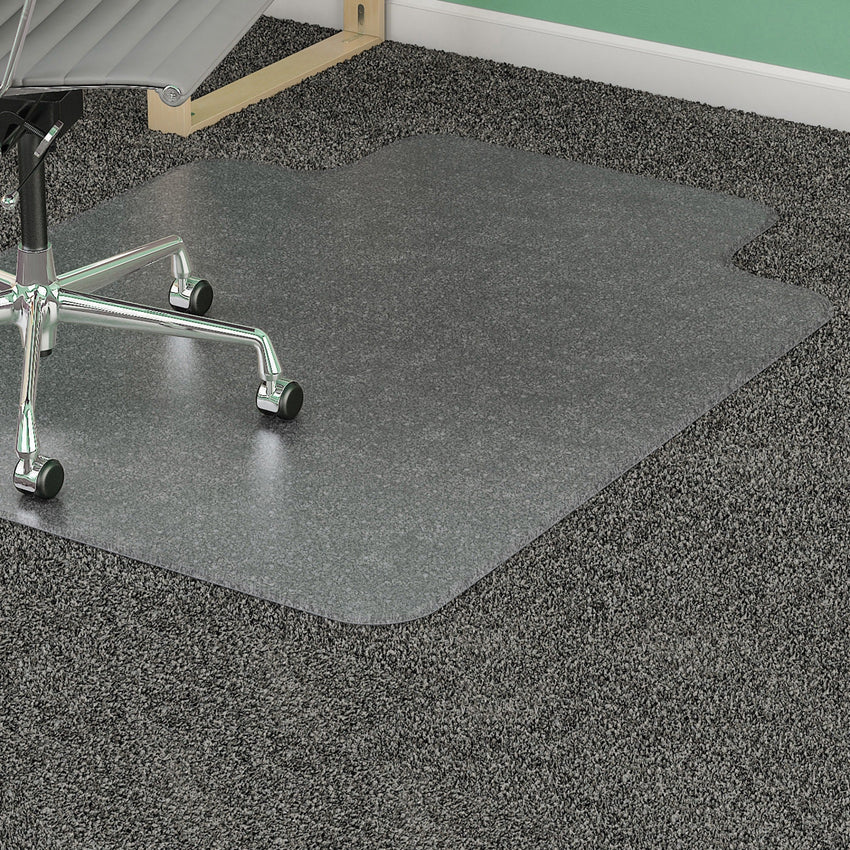 Lorell Medium - Pile Carpet Chairmat with Standard Lip 48" x 36" (LLR - LLR82822) - SchoolOutlet