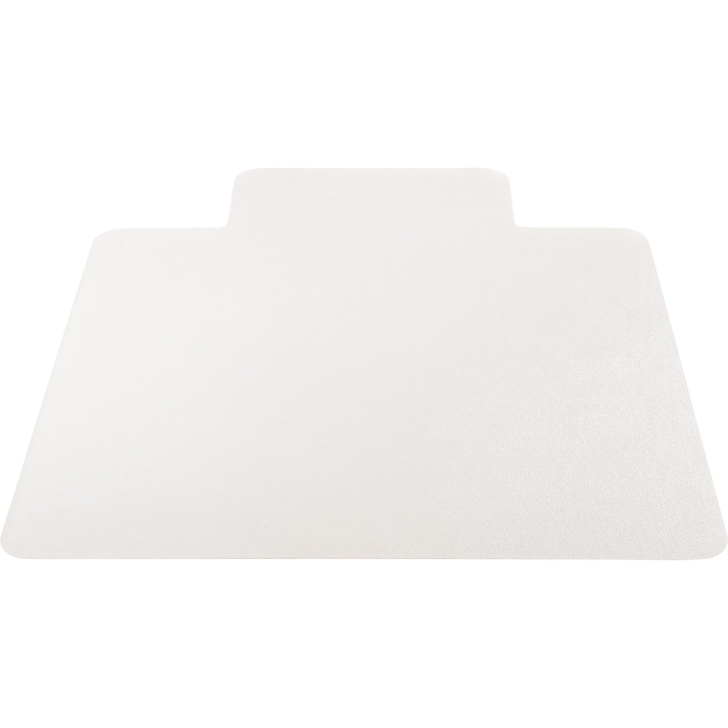 Lorell Nonstudded Wide Lip Chairmat - 53 x 45 in Clear Vinyl for Hard Floors (LLR - LLR82826) - SchoolOutlet
