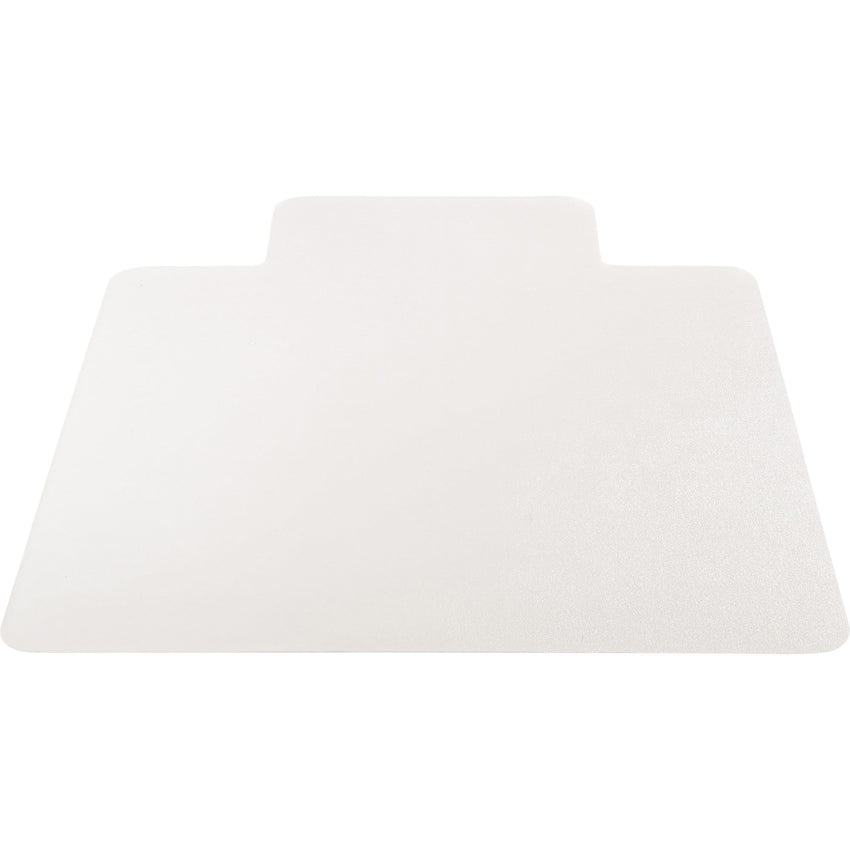 Lorell Nonstudded Wide Lip Chairmat - 53 x 45 in Clear Vinyl for Hard Floors (LLR - LLR82826) - SchoolOutlet