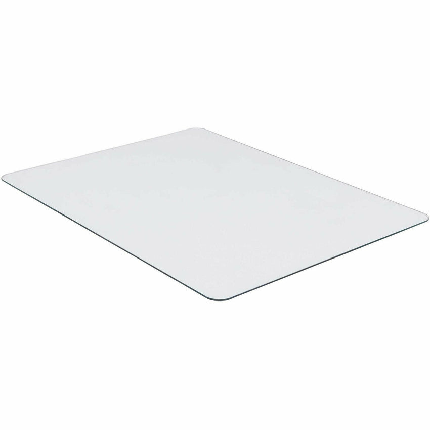 Lorell Tempered Glass Chairmat Rectangular 60" x 48" Heavy - Duty Floor Protection (LLR - LLR82835) - SchoolOutlet