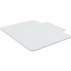 Lorell Tempered Glass Chairmat with Lip 48" x 36" Heavy-Duty Floor Protection (LLR-LLR82836)
