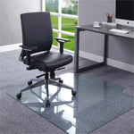 Lorell Tempered Glass Chairmat with Lip 53