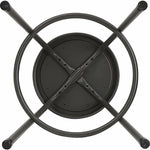 Lorell Metal Shop Stool with 30 Inch MDF Wood Seat and Foot Ring Light Gray (LLR - LLR8308X30) - SchoolOutlet