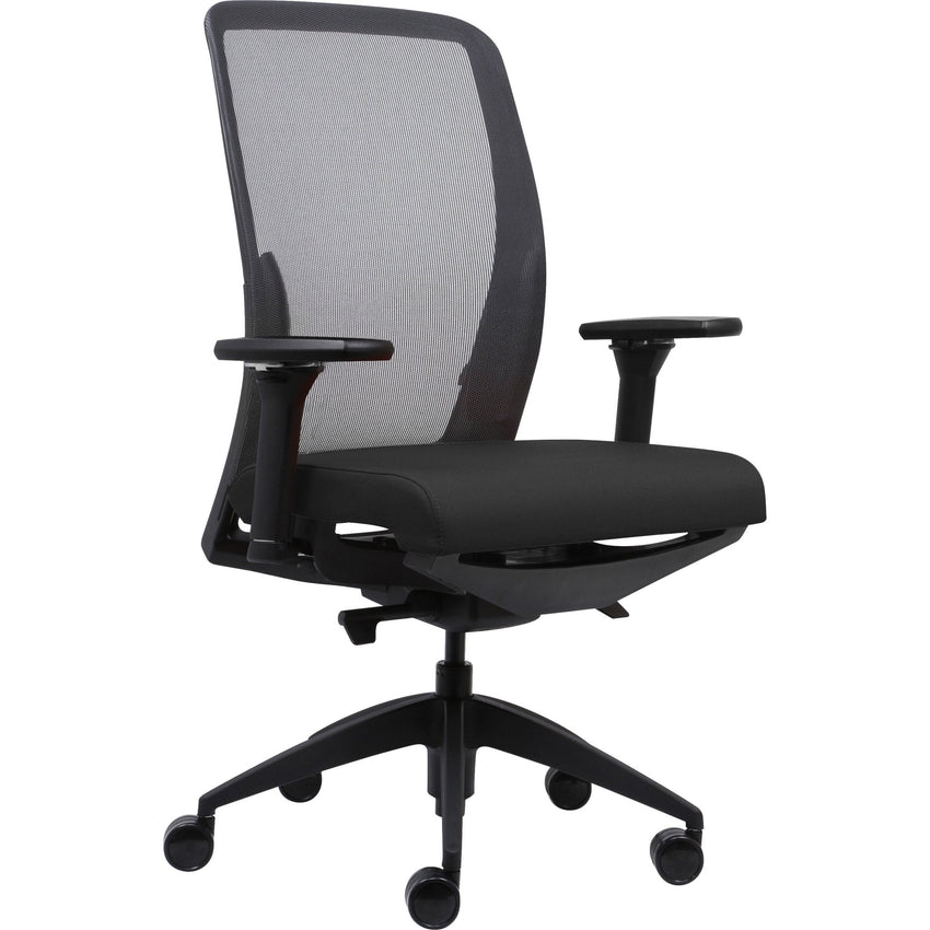 Lorell Executive Mesh High - Back Office Chair with Adjustable Lumbar and Synchro Tilt (LLR - LLR83104) - SchoolOutlet