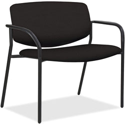 Lorell Avent Big & Tall Upholstered Guest Chair with Arms and Steel Frame (LLR-LLR83120X)