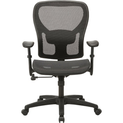 Lorell Mesh Mid-Back Task Chair with Adjustable Arms and Synchro Tilt 17.50 - 21.62"H (LLR-LLR83293)