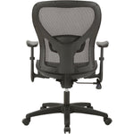 Lorell Mesh Mid - Back Task Chair with Adjustable Arms and Synchro Tilt 17.50 - 21.62