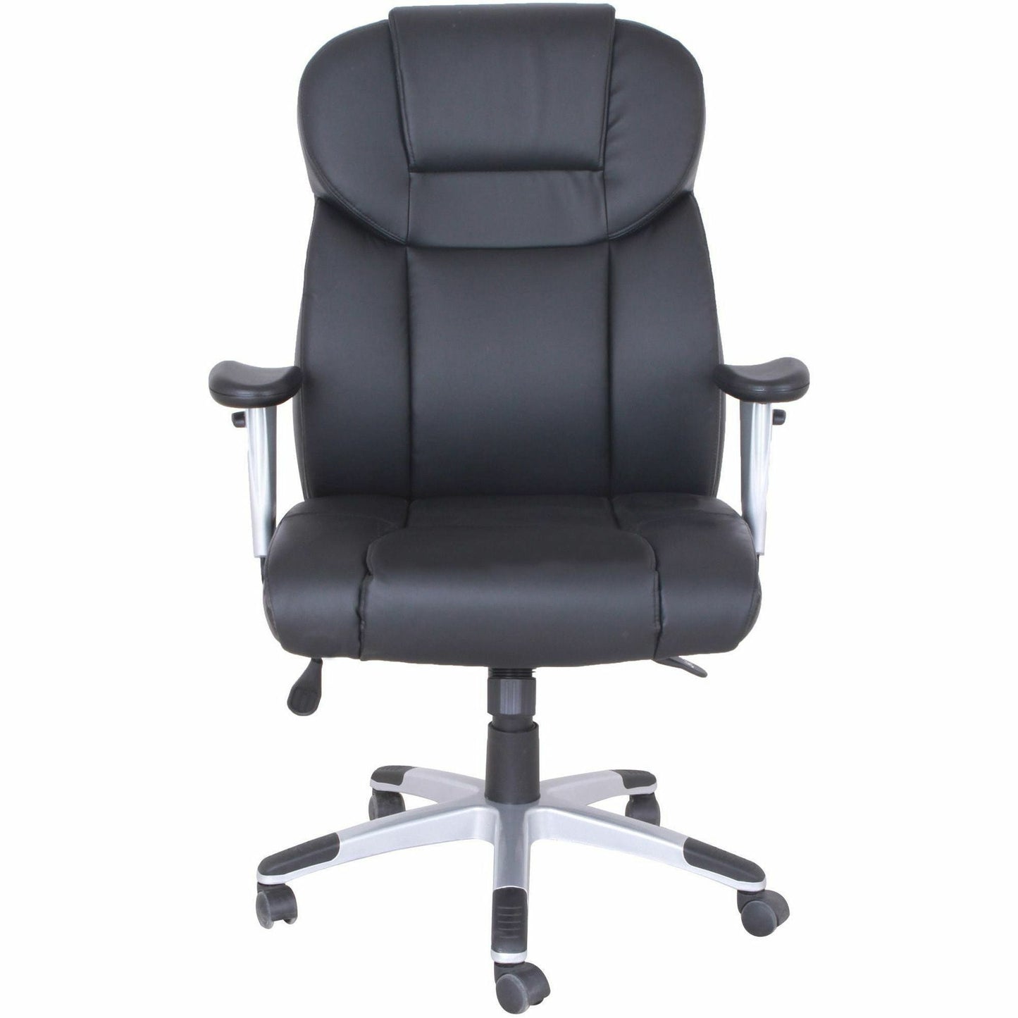 Lorell Executive High - Back Chair with Bonded Leather Upholstery and Adjustable Arms (LLR - LLR83308) - SchoolOutlet