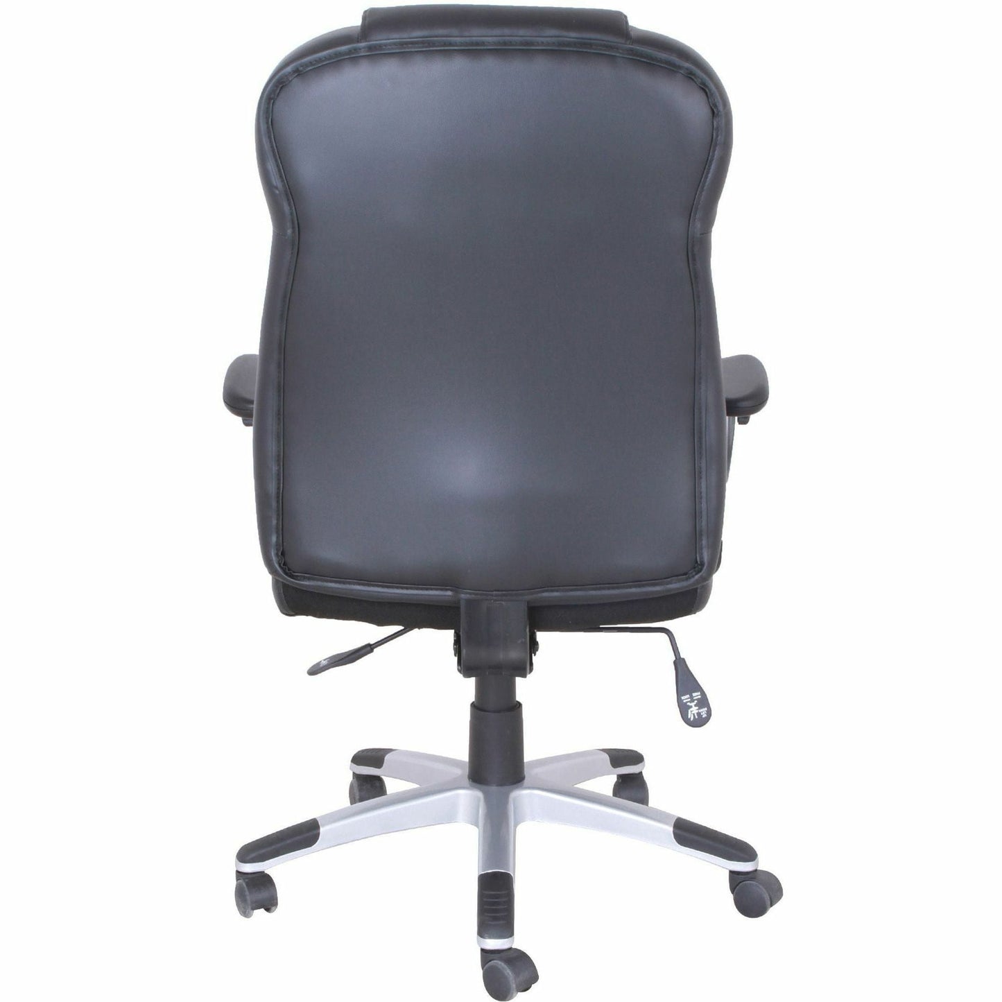 Lorell Executive High - Back Chair with Bonded Leather Upholstery and Adjustable Arms (LLR - LLR83308) - SchoolOutlet