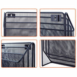 Lorell Black Mesh/Wire 3 - Tier Desktop Organizer Metal File and Magazine Holder (LLR - LLR84138) - SchoolOutlet