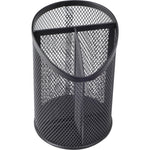 Lorell Black Mesh/Wire Desktop Organizer Metal Pencil Cup Holder (LLR - LLR84140) - SchoolOutlet