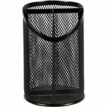 Lorell Black Mesh/Wire Desktop Organizer Metal Pencil Cup Holder (LLR - LLR84140) - SchoolOutlet