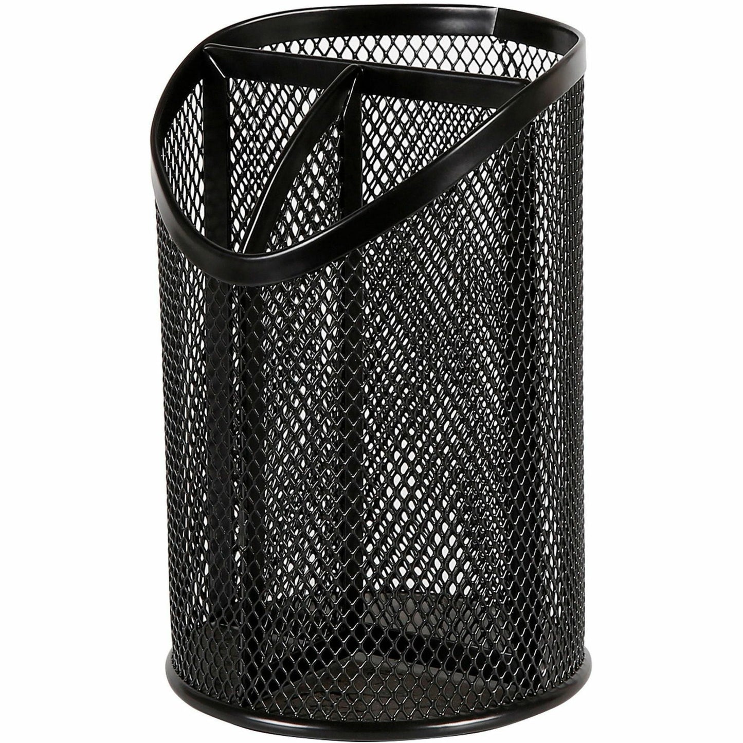 Lorell Black Mesh/Wire Desktop Organizer Metal Pencil Cup Holder (LLR - LLR84140) - SchoolOutlet