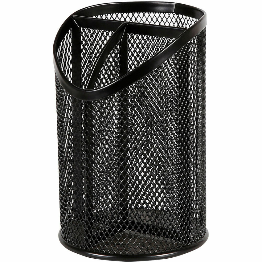 Lorell Black Mesh/Wire Desktop Organizer Metal Pencil Cup Holder (LLR - LLR84140) - SchoolOutlet