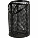 Lorell Black Mesh/Wire Desktop Organizer Metal Pencil Cup Holder (LLR - LLR84140) - SchoolOutlet